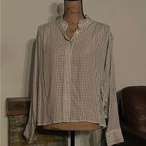 NWT- Loft dotted stripped shirt